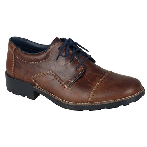 Rieker Mens Brown Lace Up Shoes 16002 26