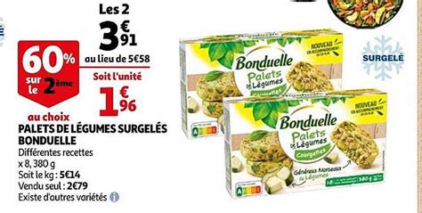 Promo Palets De Légumes Surgelés Bonduelle chez Auchan iCatalogue fr