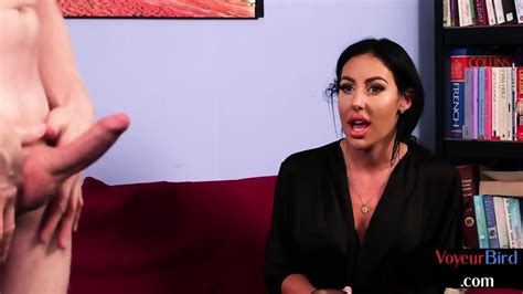 Cfnm Slut Teases Perverted Naked Male While Stroking Dick