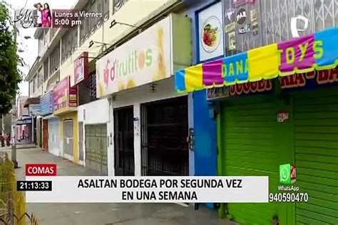 Comas Delincuentes Roban Bodega Dos Veces En Tan Solo Una Semana