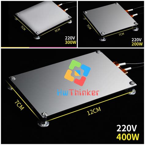 Jual PTC Thermostat Heating Hot Plate BGA Soldering Station Remover Heater AC 220 200W 300W 400W