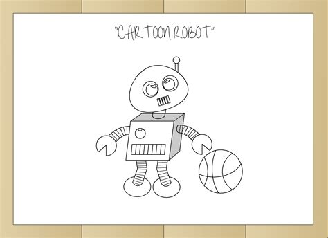 How To Draw Cartoon Robots Steps With Pictures Wikihow