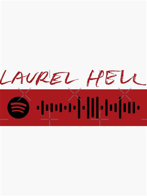 "Mitski Laurel Hell album Spotify Code" Sticker for Sale by LuceVenere | Redbubble