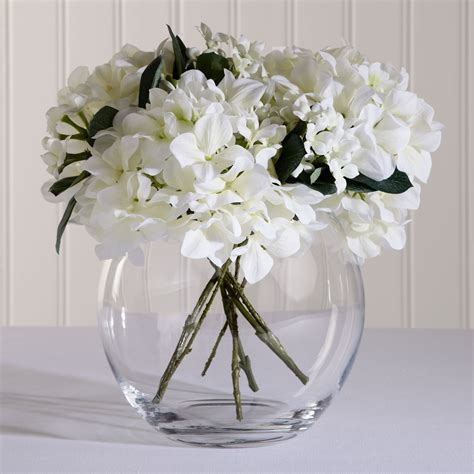 Lsa International Flower Bouquet Globe Vase H22cm Clear Flower Vase