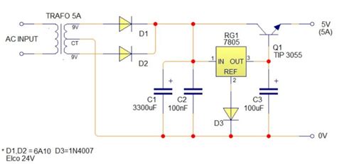 √ Skema Rangkaian Power Supply Regulator 5v 5a Ct Yang Tepat