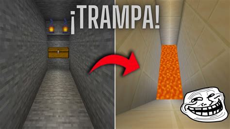 CÓMO HACER UNA TRAMPA TROLL PARA TU AMIGO EN MINECRAFT YouTube