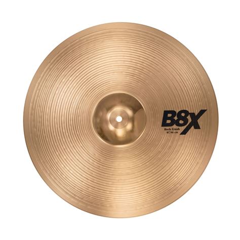 Sabian B X Rock Crash Cymbal Natural Gear Music