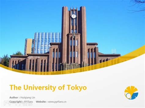 The University Of Tokyo Powerpoint Template Download 东京大学ppt模板下载ppt设计教程网