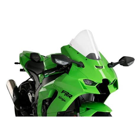 Bulle Kawasaki ZX 10R RR 2021 Z Racing Puig 20541 Coloris Transparent