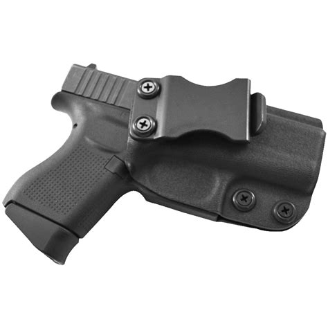 Glock 42, 43 IWB Kydex Holster | Concealed Carry Holster – Black ...