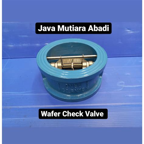 Jual Wafer Check Valve Cast Iron Jis K Inch Tozen Shopee Indonesia