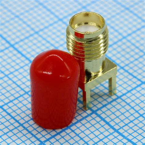 L-KLS1-SMA001_, Разъем SMA розетка на плату прямой 50Ом KLS купить ...