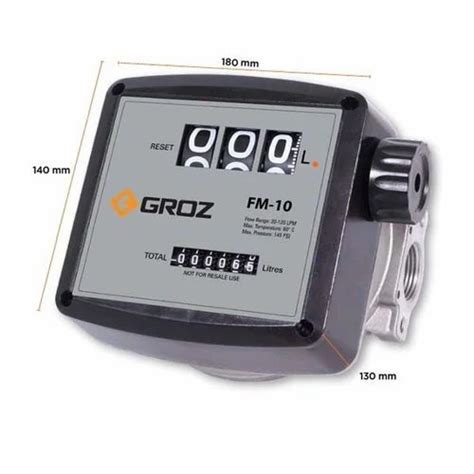 Groz Fm10 Mechanical Fuel Meter At Rs 14438unit Dhariyawad
