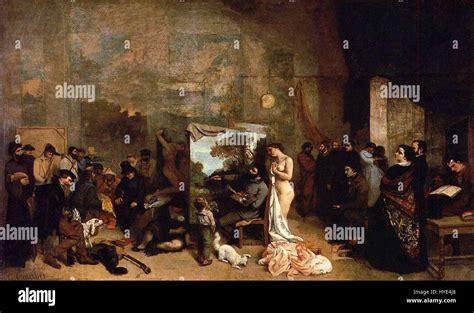 Gustave Courbet The Studio Of The Painter Wga Stock Photo Alamy