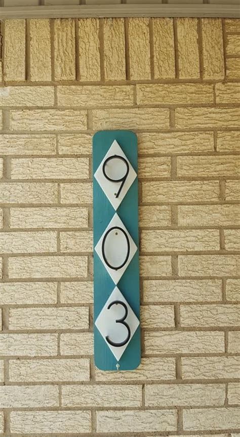 Mid Century House Numbers Mid Century House Numbers Midcentury House