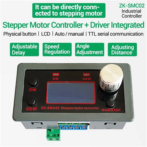 Smc02 Stepper Motor Driver En Controller Dc 10 30V 4a Omgekeerde Puls