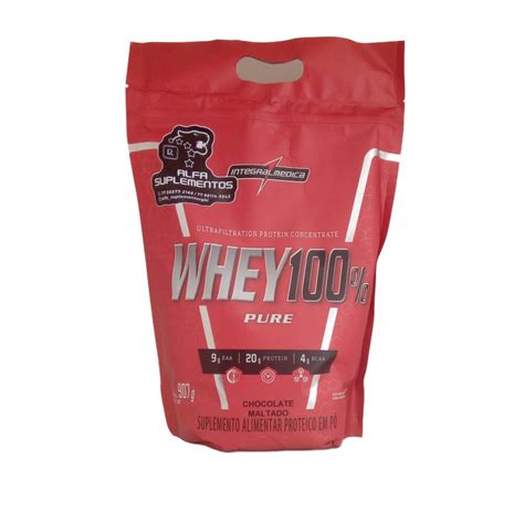 Whey 100 Pure Integral Médica 900g Shopee Brasil