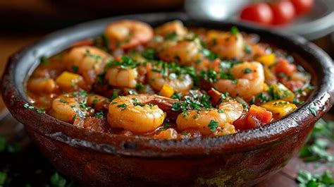 Premium Ai Image Brazilian Bob De Camaro Shrimp Stew In A Traditional Pot