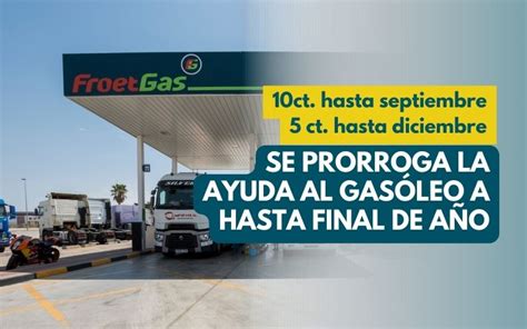 El Gobierno prorroga la ayuda de 10 céntimos por litro de gasóleo A