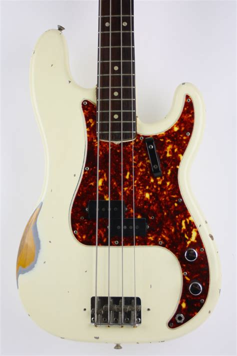 1965 Fender Precision Olympic White Refin Guitars Bass Thunder Road Guitars Pdx