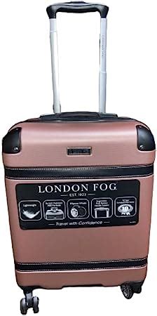 Review LONDON FOG Vintage Hardside Expandable Spinner Luggage Midnight