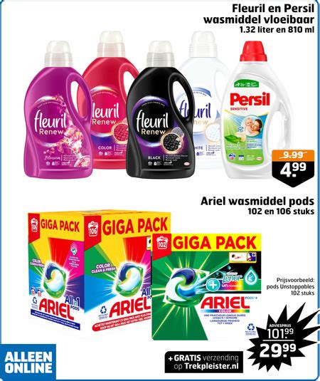 Persil Wasmiddel Folder Aanbieding Bij Trekpleister Details