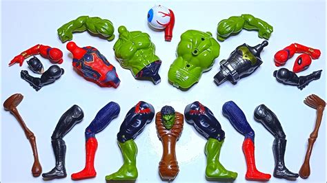 Avengers Assemble Toys Hulk Smash Vs Batman Vs Spiderman Vs Siren Head