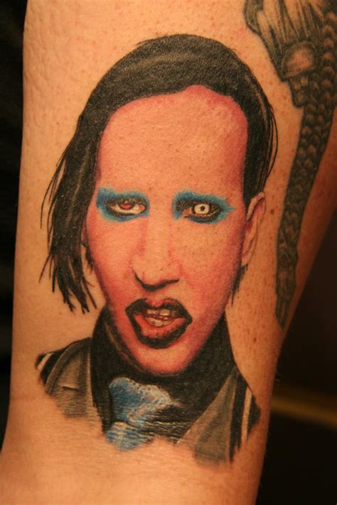 Marilyn Manson Tattoo By Extoria On Deviantart