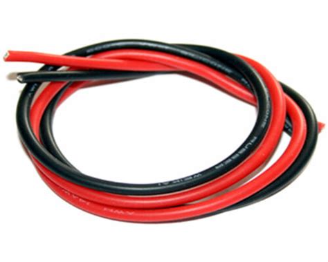 HRC Racing Cable TSW Pro Racing 14 Gauge 2 0mm2 Silver 400 X 0 08 Red