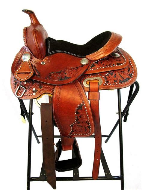 Barrel Racing Beautiful Premium Leather Western Horse Saddle Etsy