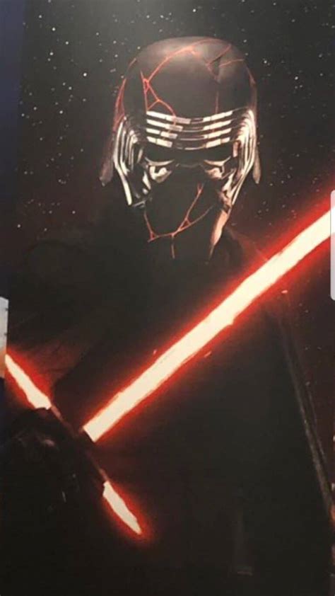 First Look At Kylo Rens New Helmet In The Rise Of Skywalker