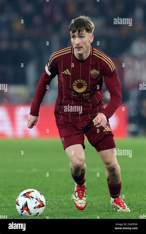 Rome Italy Alexis Saelemaekers Of Roma During The Uefa