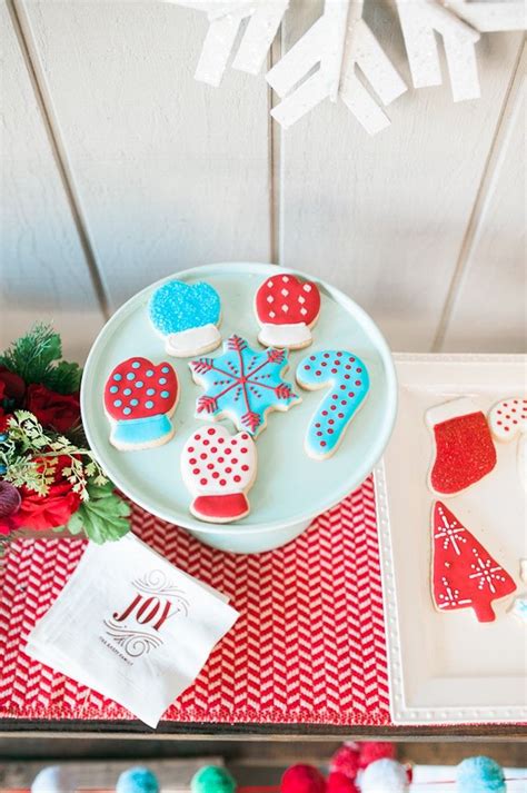 Christmas Cookies From A Mom And Me Christmas Craft Party On Karas Party