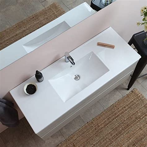 Kiamami Valentina MOBILE BAGNO SOSPESO CON LAVABO INTEGRATO E SPECCHIO