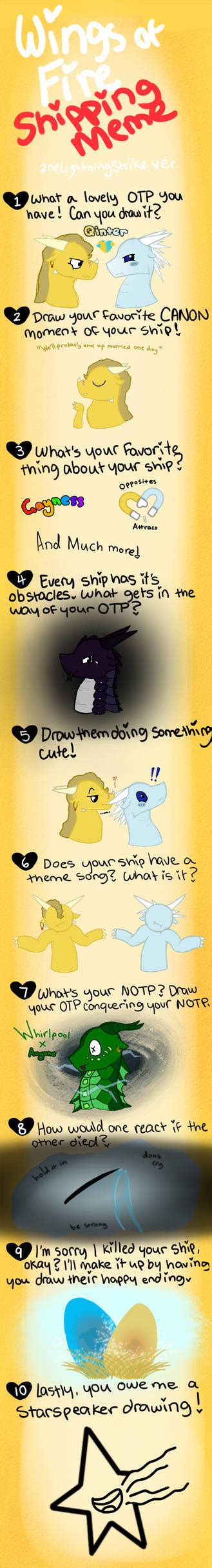 Wof Otpshipping Meme By Kawaii Dragon Adopts On Deviantart