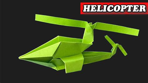 Origami Helicopter How To Make A Paper Apache Helicopter Mr Easy