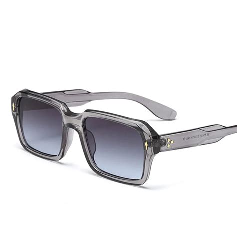 Gafas De Sol Poligonales Con Remaches Retro Para Mujer Y Hombre Lentes