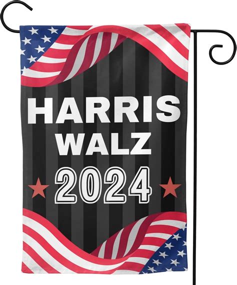 Lyqzj Kamala Harris Waltz Flag Kamala Harris 2024 Garden Flags Harris