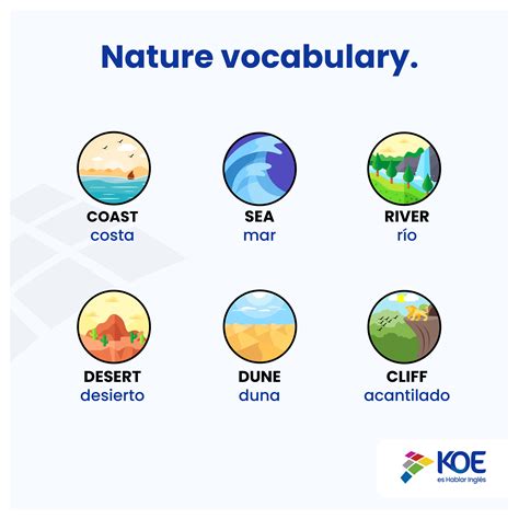 Vocabulario en inglés Naturaleza KOE en 2021 Vocabulario en ingles