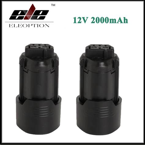 X Eleoption V Mah Li Ion Rechargable Power Tool Battery For Aeg