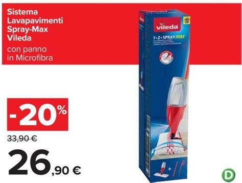 Sistema Lavapavimenti Spray Max Vileda Offerta Di Carrefour