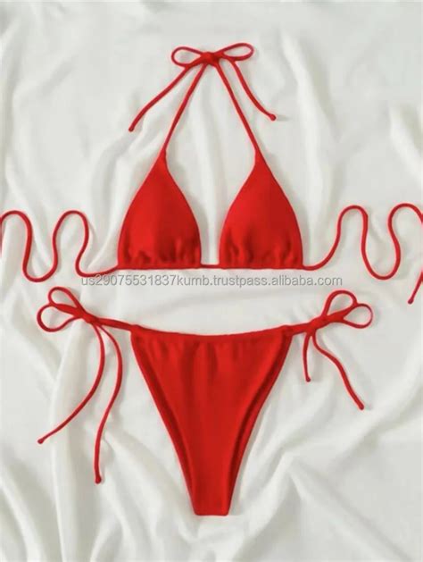 Usa Custom Small Minimum Triangle Sexy Bikinis And Beachwear Oem Odm