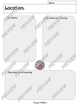 Flags Of The World Research Graphic Organizer Infographic TPT