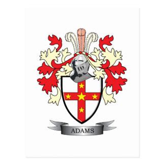 Adams Family Crest Postcards | Zazzle