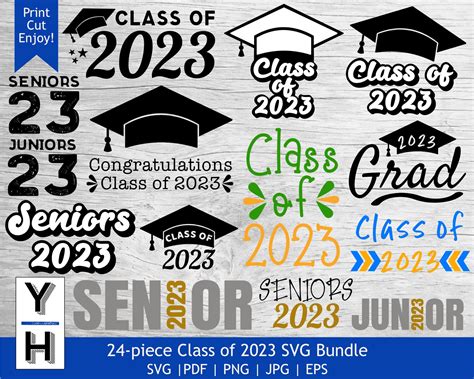 Graduation Svg Bundle For The Class Of 202