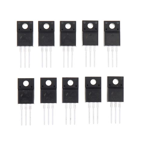 10pcs FQPF10N60C TO 220 10N60 TO220 10N60C 10A 600V MOSFET N Channel IC