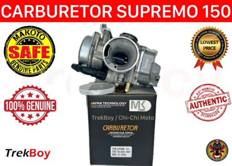 Motorcycle Makoto Carburetor Assembly Supremo Original Lazada Ph