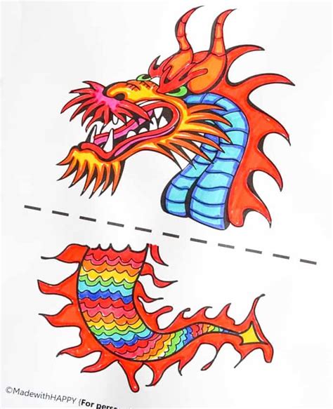 Chinese New Year Dragon Printable