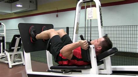 Horizontal Machine Leg Press Youtube