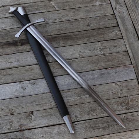 Medieval Knightly Arming Sword 1065 High Carbon Tempered Steel Hand ...